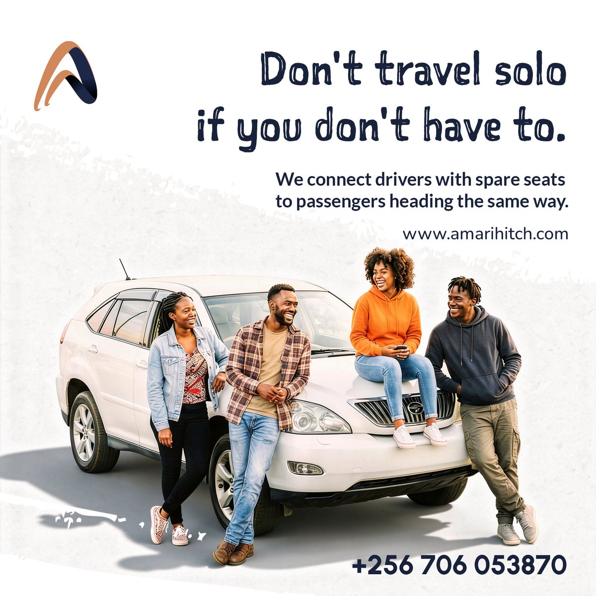AmariHitch's tweet photo. Why travel solo when someone’s already headed your way? 👀

Hop on an existing trip, split the costs, meet new people, and make the journey part of the adventure. 

Find your seat: https://t.co/6kpAbiccT6

#GoingYourWay #RideShare #ExploreUganda #TravelUganda https://t.co/ZTLMCJEcLS