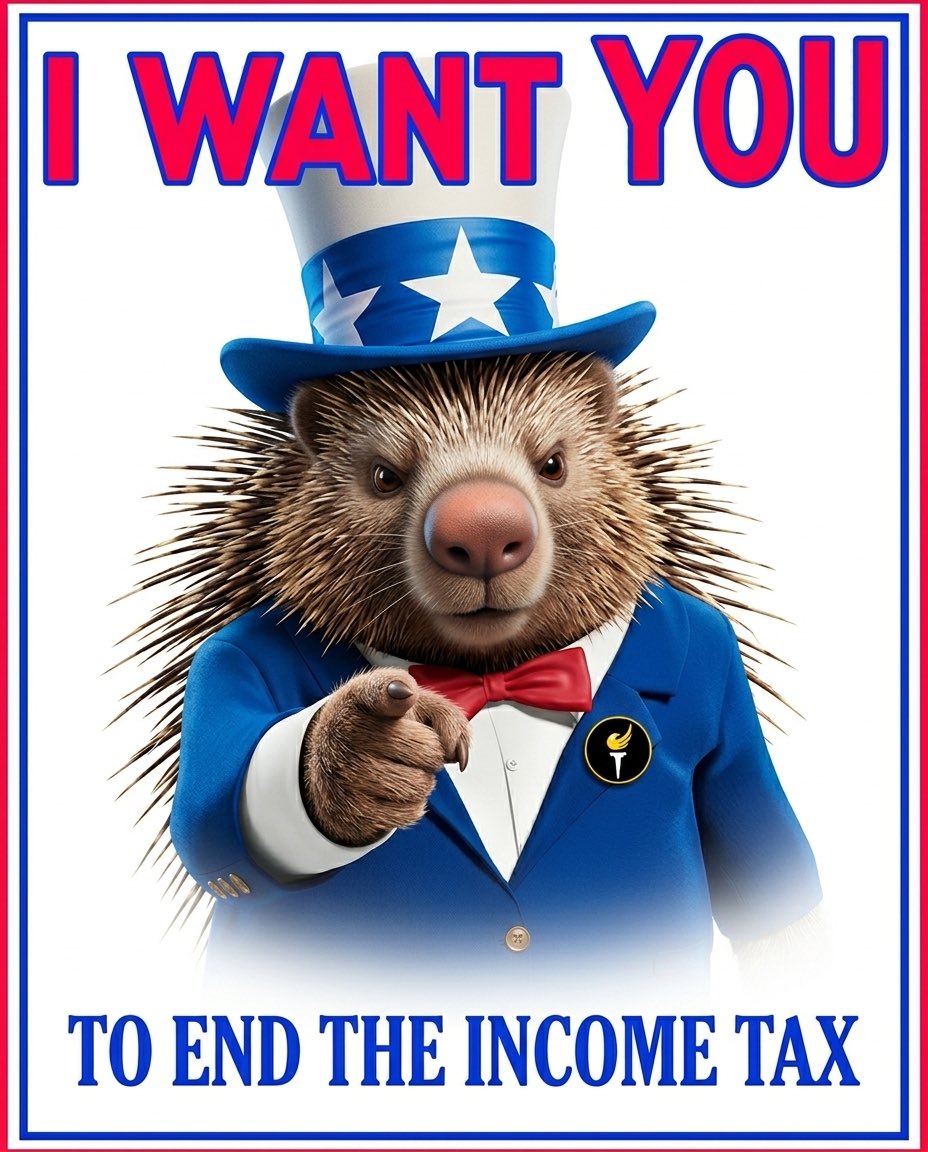 LPNational's tweet photo. @HouseGOP @unboundedlife1 What’s more CRAZY is Republicans have CONTROL and you won’t end income tax. https://t.co/Yp2QfgWPKz