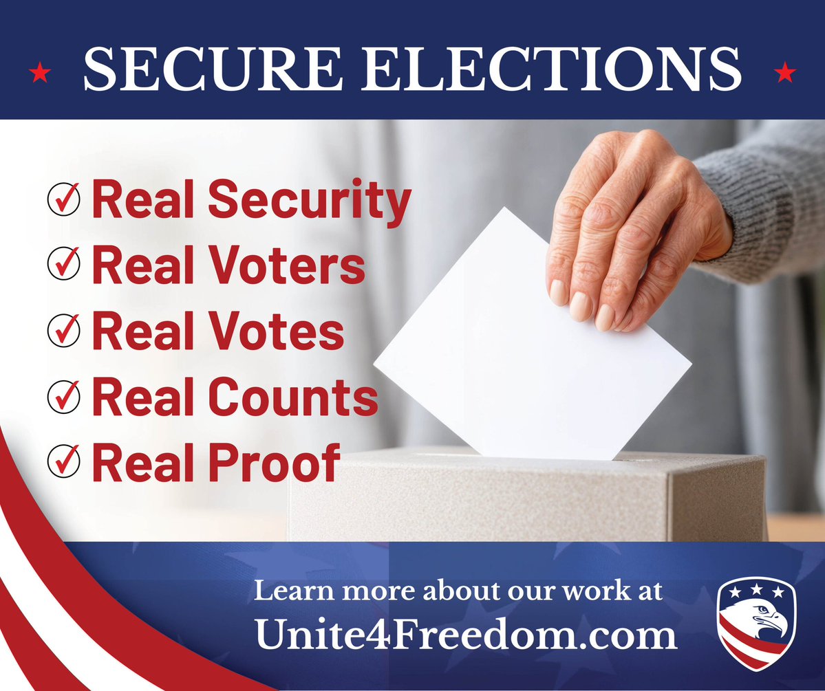 joandeere238761's tweet photo. @Unite4Freedom Our freedom is at stake and Unite4Freedom won't quit!
#U4F
#ElectionValidity https://t.co/VskAbVYGPJ