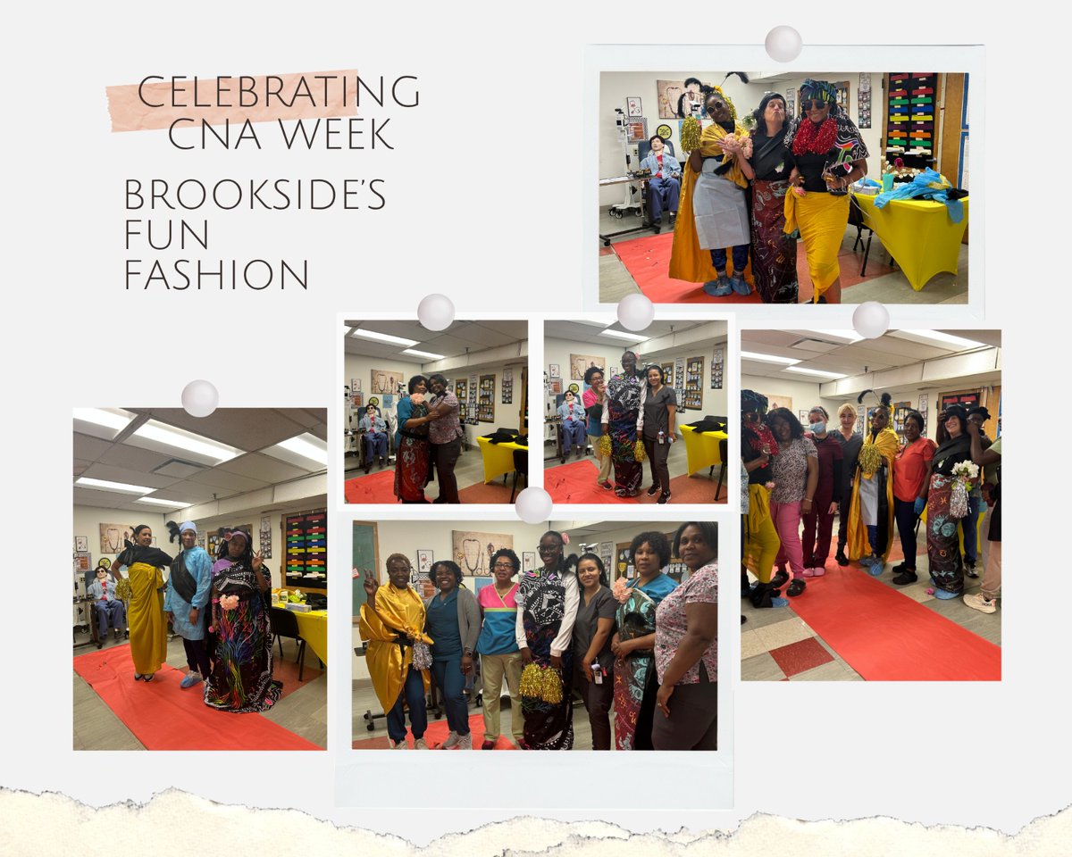 BrooksideCenter's tweet photo. Strutting the runway in style! ✨ Our fashion show was a highlight of CNA Week, bringing smiles, laughter, and plenty of fun for residents and staff alike. https://t.co/xByXprlqTw