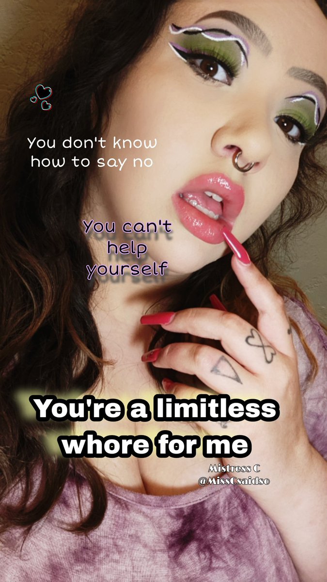 MissCsaidso's tweet photo. I love a limitless whore 😏 https://t.co/MxfNlDlpRn