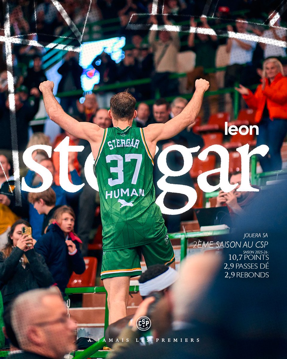 limogescsp's tweet photo. Leon Stergar disputera bien une deuxième saison sous le maillot Limougeaud ! Arrivé l'été dernier en provenance de Belgique, l'international Slovène a tout de suite conquis Beaublanc grâce à une mentalité conquérante ⚡️
Freiné par une blessure en février, il est désormais pleinement tourné vers son retour et met tout en œuvre pour retrouver ses meilleures sensations afin d'apporter toute son énergie et ses qualités à l'équipe 👊
