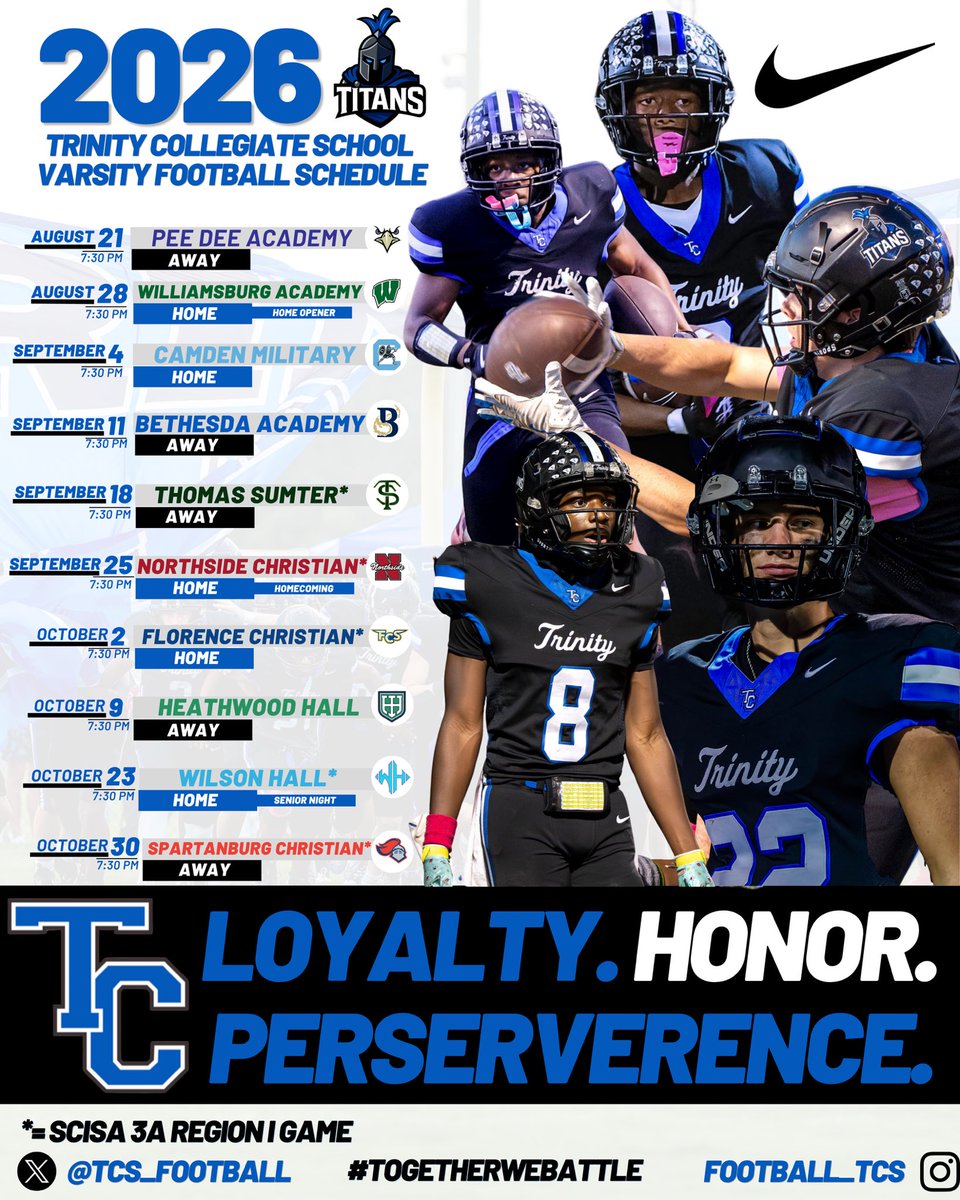 titans_tcs's tweet photo. Summer may be in full swing but we’re only 9 weeks away from the return of Friday Night Lights! Below you’ll find the full regular season schedule so mark your calendars for some Titan football! https://t.co/dN3rsumHpz
