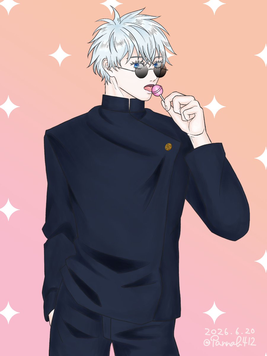 PannaF412's tweet photo. キャンディ🍬こーせん五くん。

クリスタの機能使いこなす訓練。 https://t.co/TixBB3VXTb