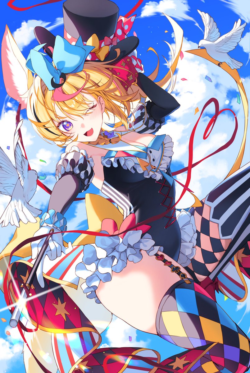 KIO_is_here's tweet photo. ホロドリ衣装！
#絵まる https://t.co/fdrmgNeAJM