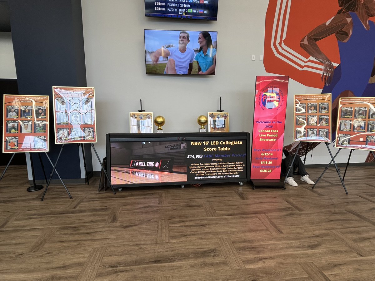 BoostrDisplayFL's tweet photo. Back in Gainesville again - this time for the ladies!
@FABCHoops NCAA Live Period Team Camp…
@BoostrDisplays in the house! Thanks @FloridaGetDown for all of exposure for the kids!!! https://t.co/uoeLmS9SuT