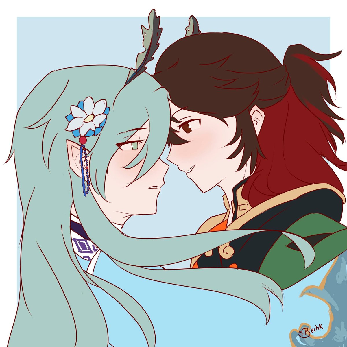 ˖ ࣪ ‹ 🍀🌷 feimi&albedo's cozzzy corner 🌸⁺˖ ⸝⸝•˙ tweet media