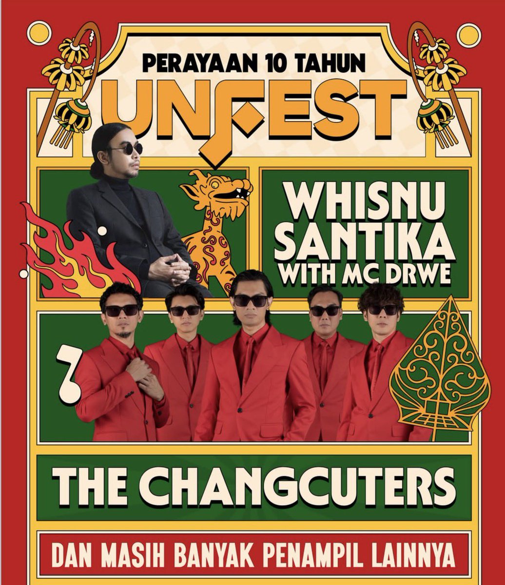 nabilwhoremains's tweet photo. HALOOOO SEMUAA WARGA SEMARANGG‼️‼️‼️
UNFEST BALIK LAGI NIHH
DENGAN GUEST STAR AWAL WHISNU SANTIKA DAN THE CHANGCUTERSS AND MORE TO GOOO🤩🤩🤩

DISINI AKU READY TIKET UNFEST 10 YAA BISA COD AREA SEMARANG DAN BISA ANTAR DAERAH UNNES YAA‼️

wtb wts konser unfest https://t.co/1BIuOZTyTl
