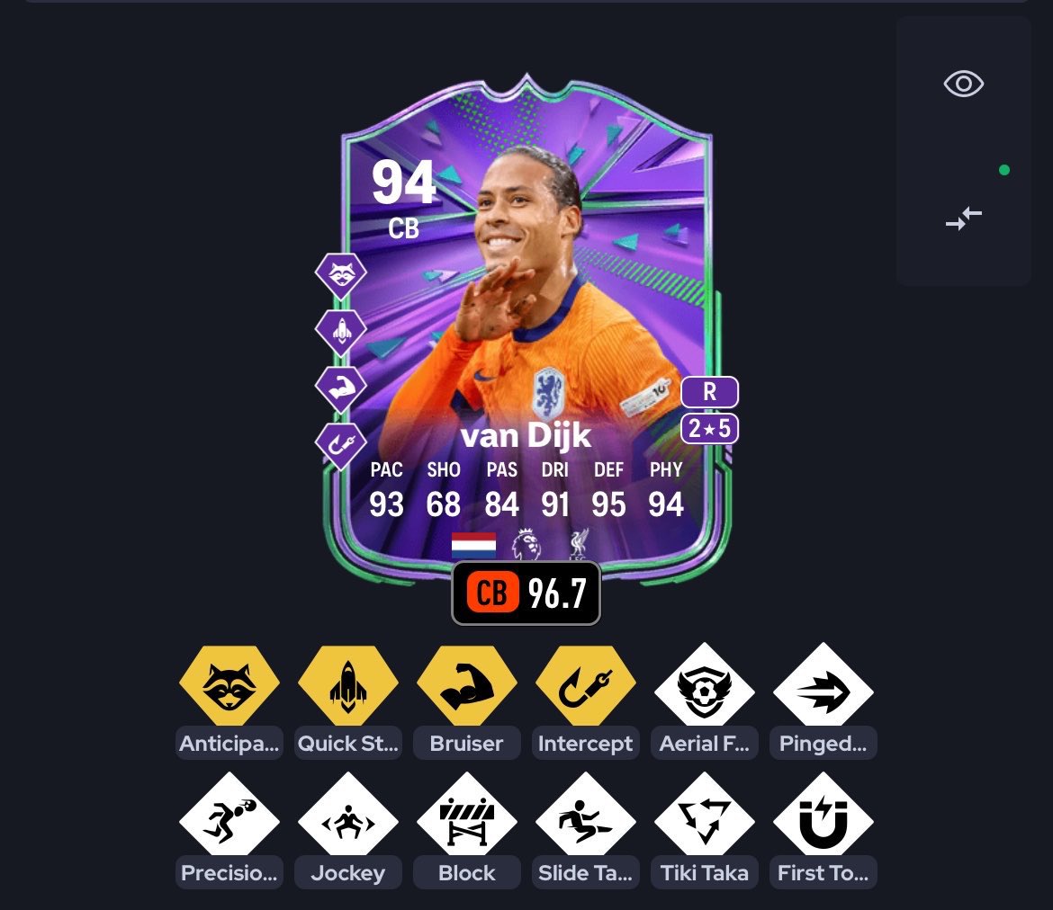 KillerFutCoins's tweet photo. 🧬 VVD EVO – THE BEST CB IN THE GAME 🧬

Ladies and gentlemen… the wait is over. 😎🔥

The ultimate 🇳🇱 Van Dijk EVO — an absolute monster at the back. 🧱💪

Check out the full EVO path below 👇. If you have a similar version of VVD or need inspiration for your next upgrade, this might be exactly what you’re looking for. 🚀⚽

#FC26