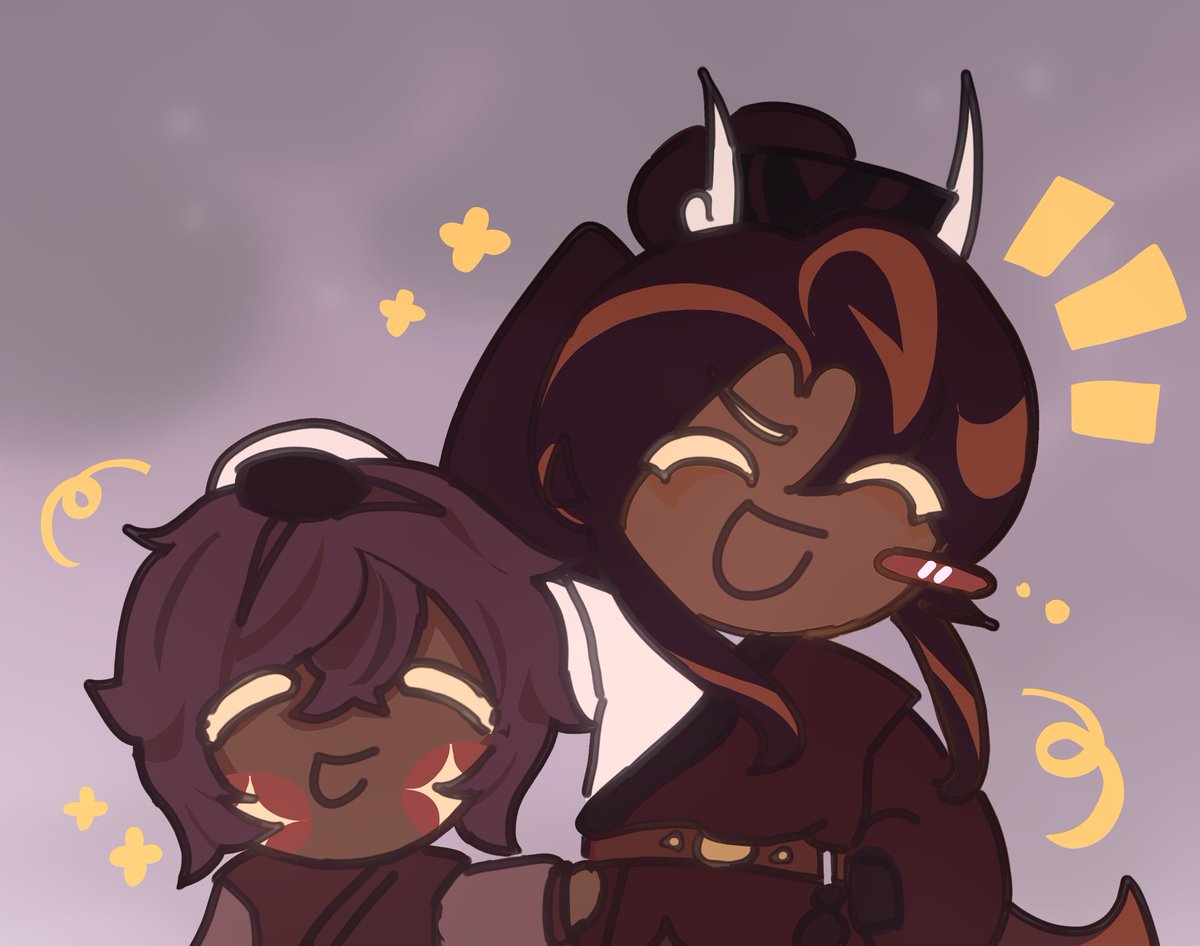 Brownibrowni10x's tweet photo. To cheer you up from recent events, I made you a doodle with your mycookie, because I don't know your oc... Well, i hope you like it anyway!! @elaboratelyel https://t.co/o80em62vc7