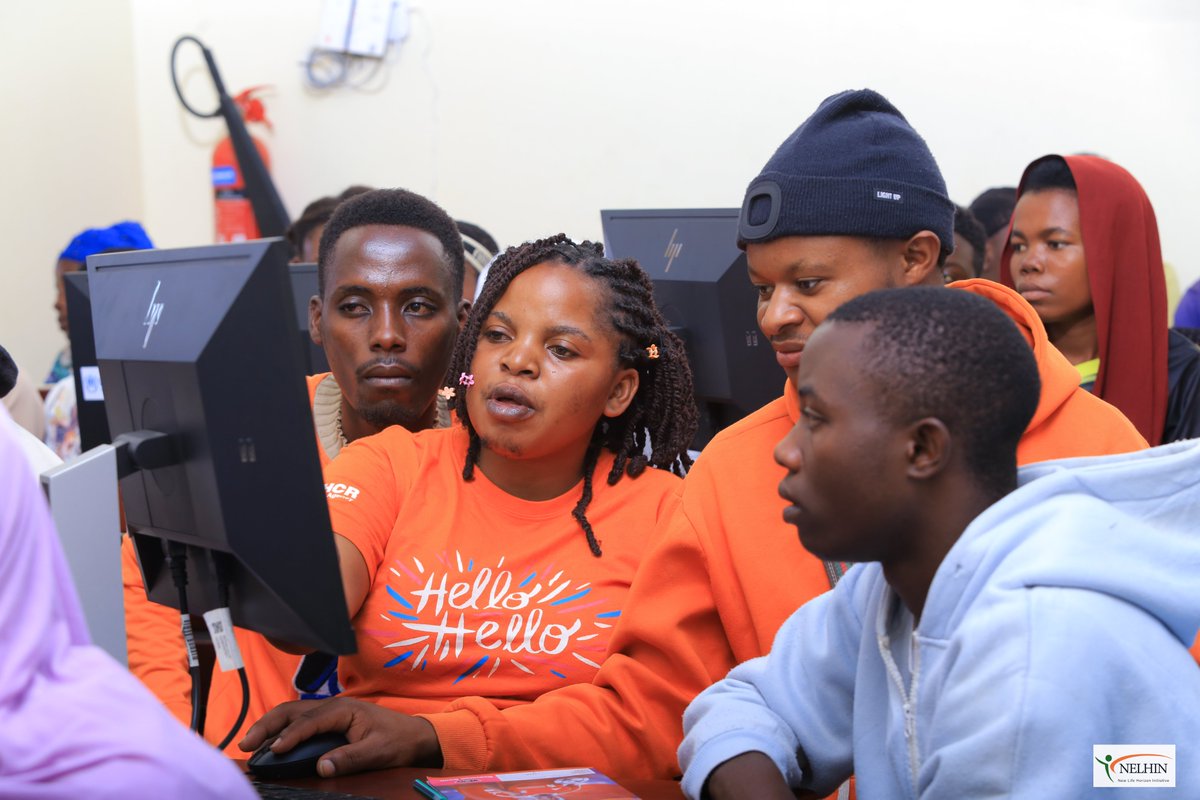 Nelhinug's tweet photo. 5 Days of Digital Empowerment at Rubondo!
Over 190 out-of-school youth (15–24) from refugee and host communities came together to gain vital digital skills from computer basics and data handling to online safety and content creation. https://t.co/SbKrQEWcgV