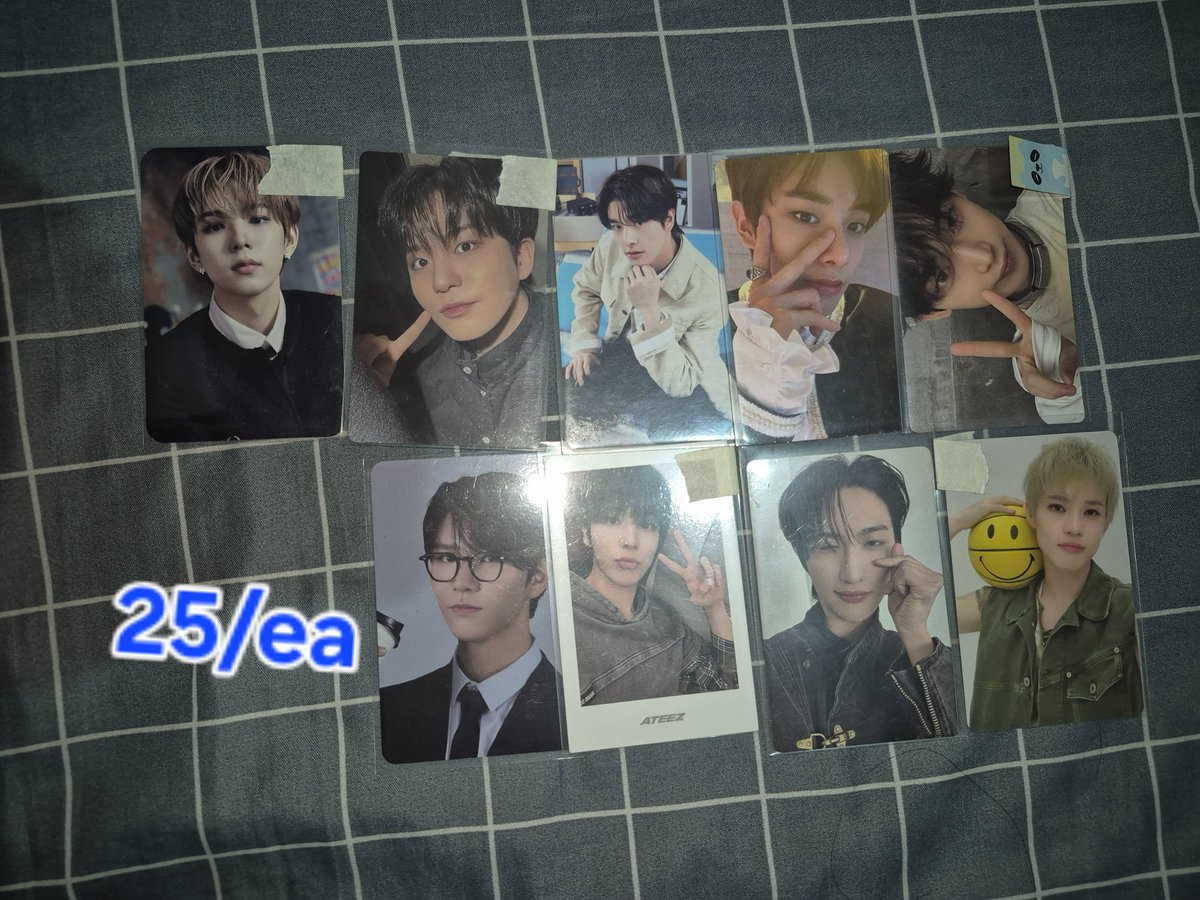 Myn10393's tweet photo. WTS Pc Off Enhypen, NCT, ATEEZ, dan Taehyun TXT.
Ngurangin Koleksi aku+BU.
Harga sudah sesuai dengan Condi yah, banyak yang mulus. Yuk di angkut. Albumnya sealed semua.
Yang mau take all juga bisa harga 2,65jt. Bisa dm aku aja yah🤗☺️🙏🏻.
#wts-wtb #wts #wtb #photocard #Dijual https://t.co/yzE5mTOVFP