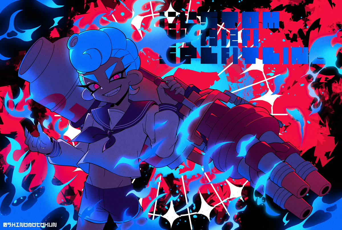 SHINOMOTOKUN's tweet photo. CUSTOM HYDRA SPLATLING https://t.co/aYXgPLNU9H