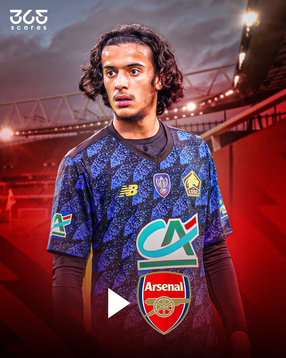 365Scores's tweet photo. Arsenal have held positive talks with Ayyoub Bouaddi as they explore a potential move for the Lille midfielder.

💰 Lille are expected to demand between £70M and £80M for the highly-rated 18-year-old. https://t.co/xGTTbJAcVi
