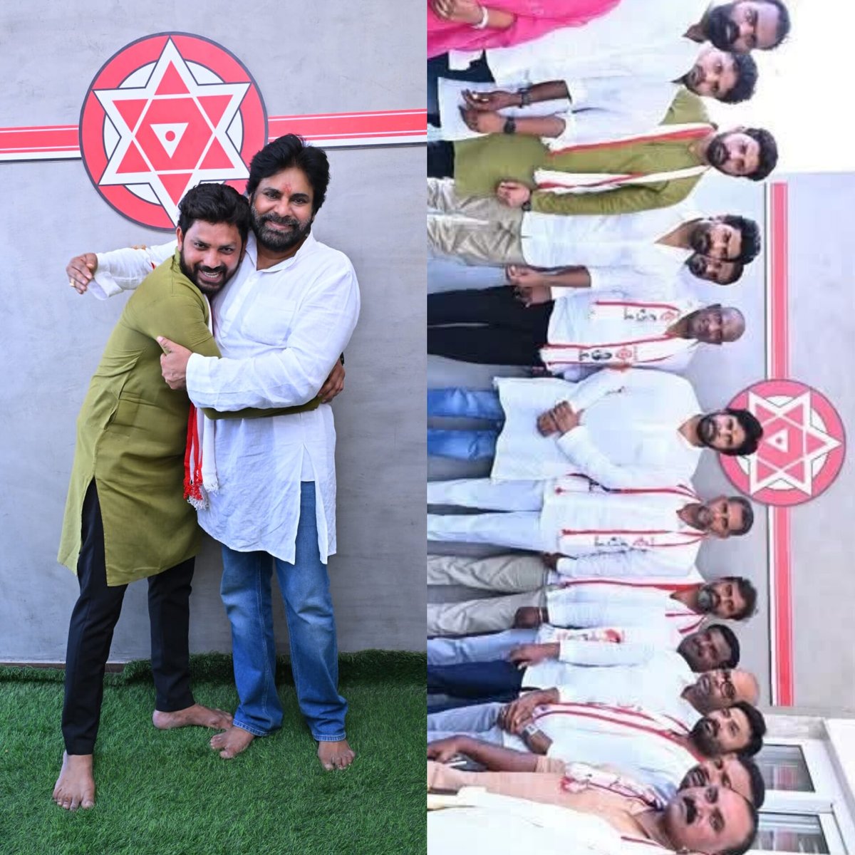 SampathNayakJSP's tweet photo. గౌరవనీయులైన ఉపముఖ్యమంత్రి వర్యులు పవన్ అన్నగారితో తెలంగాణ జనసేన పార్టీ ఆఫీస్ ప్రారంభం సందర్భంగా 
జనసేన పార్టీ జనరల్ సెక్రెటరీ రామ్ తల్లూరి గారు వైస్ ప్రెసిడెంట్ మహేందర్ రెడ్డి గారు రాష్ట్ర ఇంచార్జ్ శంకర్ గౌడ్ గారితో

మీ సంపత్ నాయక్ 
జనసేన పార్టీ రాష్ట్ర నాయకులు https://t.co/ZWcOosVNnc