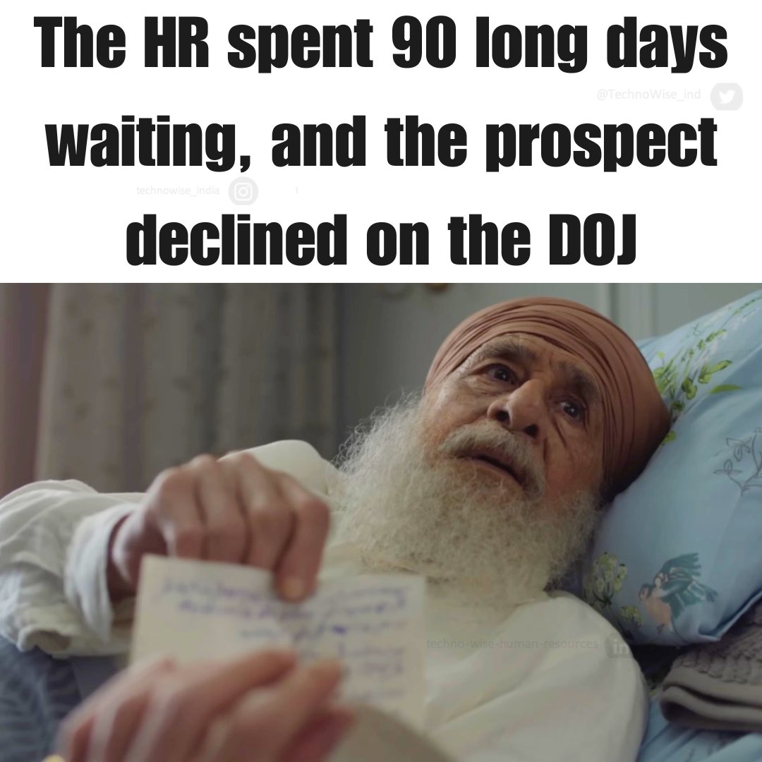 TechnoWise_ind's tweet photo. HR to Hiring ManageR:
I'll get back to you, soon with a new profile... Main Vaapas Aaunga!!
Things Recruiters / HRs / Job-seekers will relate to
#Hiring #Staffing #Recruitment #Bollywood #Meme #Jobseeker #Friday #MainVaapasAunga #ImtiazAli #Memes
Follow: #TechnoWise_India https://t.co/Zfi0ktIdwc