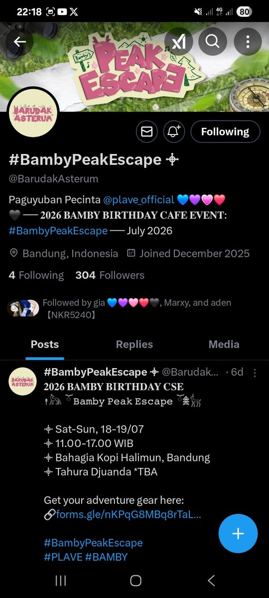 kaakeiji's tweet photo. @BarudakAsterum Done, makasih giveaway nya kak 💙💜❤️🩷🖤
Izin tag ya @bucinshinran https://t.co/0Ov34F259C