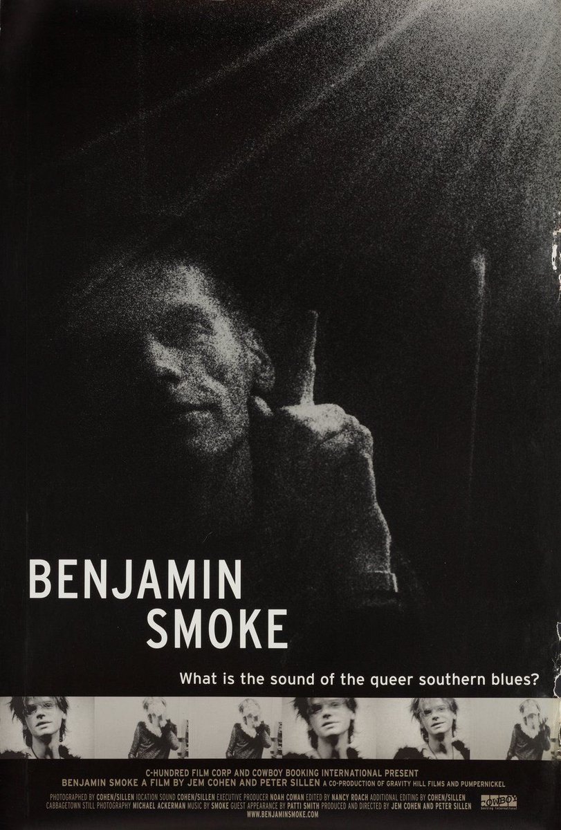 ArmandoRoqueCcs's tweet photo. US poster for Benjamin Smoke (Jem Cohen and Peter Sillen, 2000).
Designer: Kim Maley.
#MoviePosters #PosterDesign #GraphicDesign #Movies #Cinema #Posters #FilmSky #lgbtq https://t.co/1hVfS1q0zB