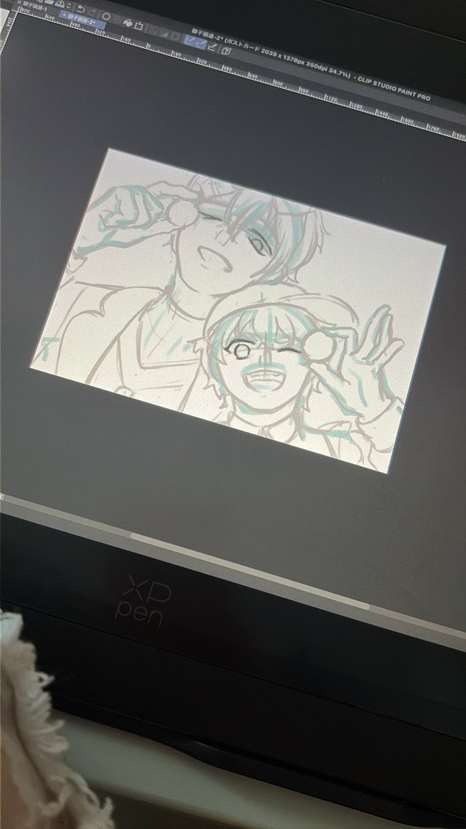 ninomae_maca's tweet photo. 最近ウィンブレにお熱でーーーーす
久々にしてた描きかけ画面直撮り供養 https://t.co/9aS22ckIjz