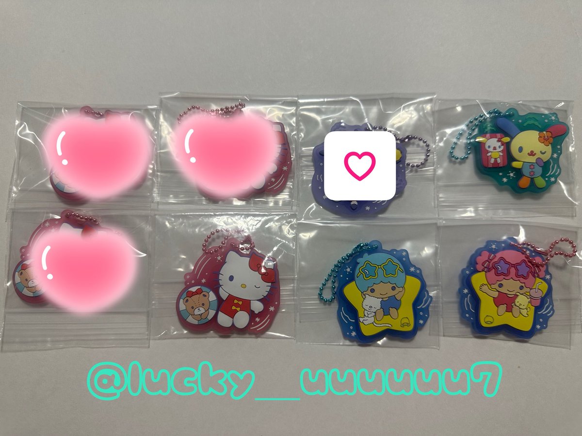 lucky__muuuuuu7's tweet photo. サンリオ ぷっくりラバマス グミ7 交換

求 シークレット(最優先)・クロミ

譲 キティ ウサハナ キキララ
リトルツインスターズ

シークレット買取も致します!🙇‍♀️
条件合う方いらっしゃいましたら
コメントお願い致します。
返信遅くなる可能性あります🙇‍♀️💦
. https://t.co/5o4zrNV6RG