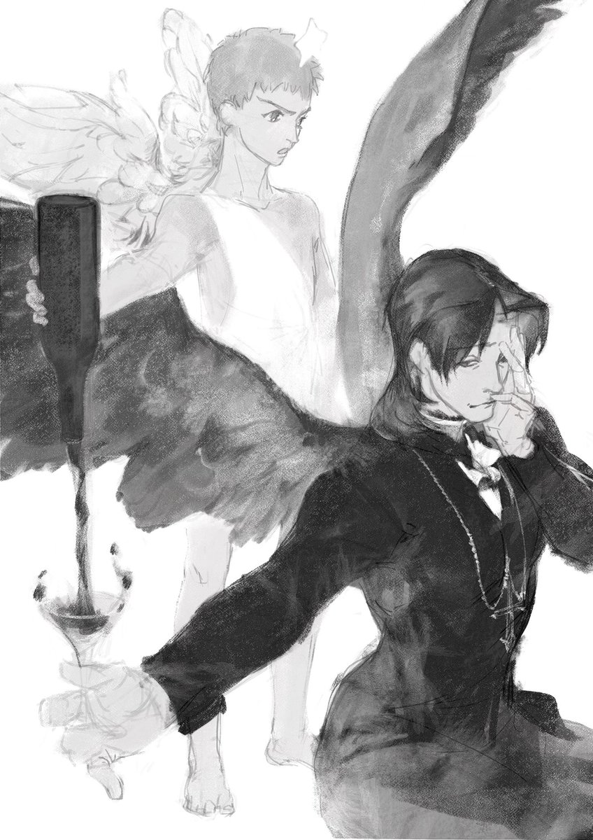 _bushou_'s tweet photo. #士言端午同人活动企划 
第二十五棒 
“我告诉你们，从今以后，我不再喝这葡萄汁，直等神的国来到。” https://t.co/BxaGgy514I