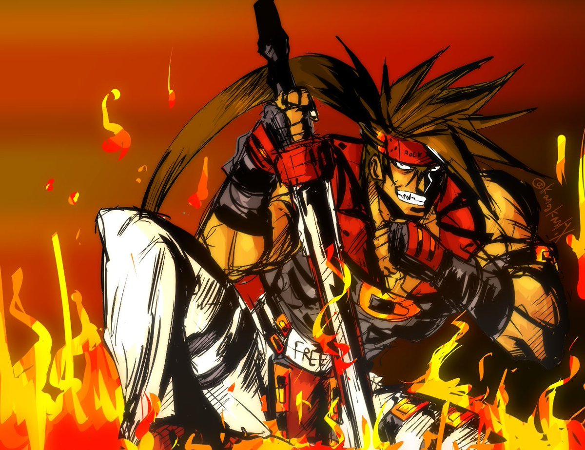 RyukargoX's tweet photo. Flames of Corruption. #GUILTYGEAR https://t.co/lNmpgSmmlz