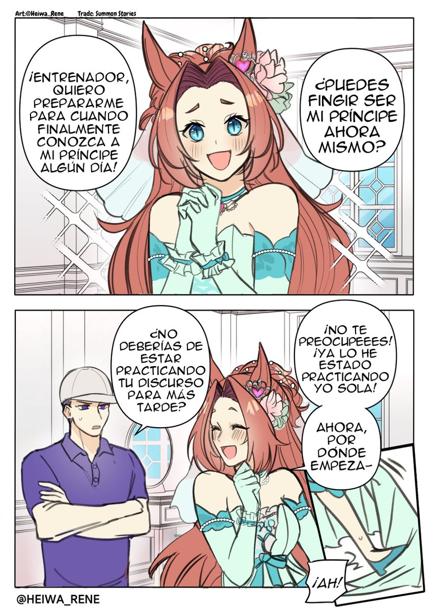 SummonStories's tweet photo. Entrenador x Kawakami Princess
Traducción al español
De: @/HEIWA_RENE 
#umamusume https://t.co/wLiqwrk3k7