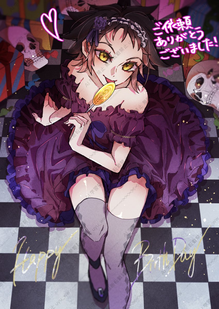 uyu_ww's tweet photo. またまたご依頼いただけましてロードたま生誕イラスト描かせていただきました！！！ロードたま誕生日おめでとう💖 https://t.co/5oThcu5HSL