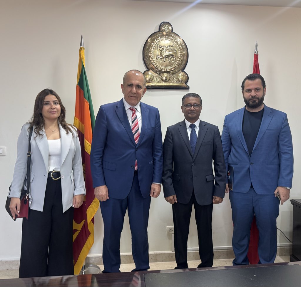 FakihConsul's tweet photo. Honored to meet H.E. Anura Withanage, the new Ambassador of Sri Lanka to Lebanon. We discussed strengthening bilateral relations and enhancing tourism cooperation between Lebanon, Sri Lanka, and the Maldives for our mutual benefit.

I was also pleased to receive an official invitation to visit Sri Lanka and participate in the Investment Conference Sri Lanka EXPO in January 2027.
#Lebanon #SriLanka #Maldives