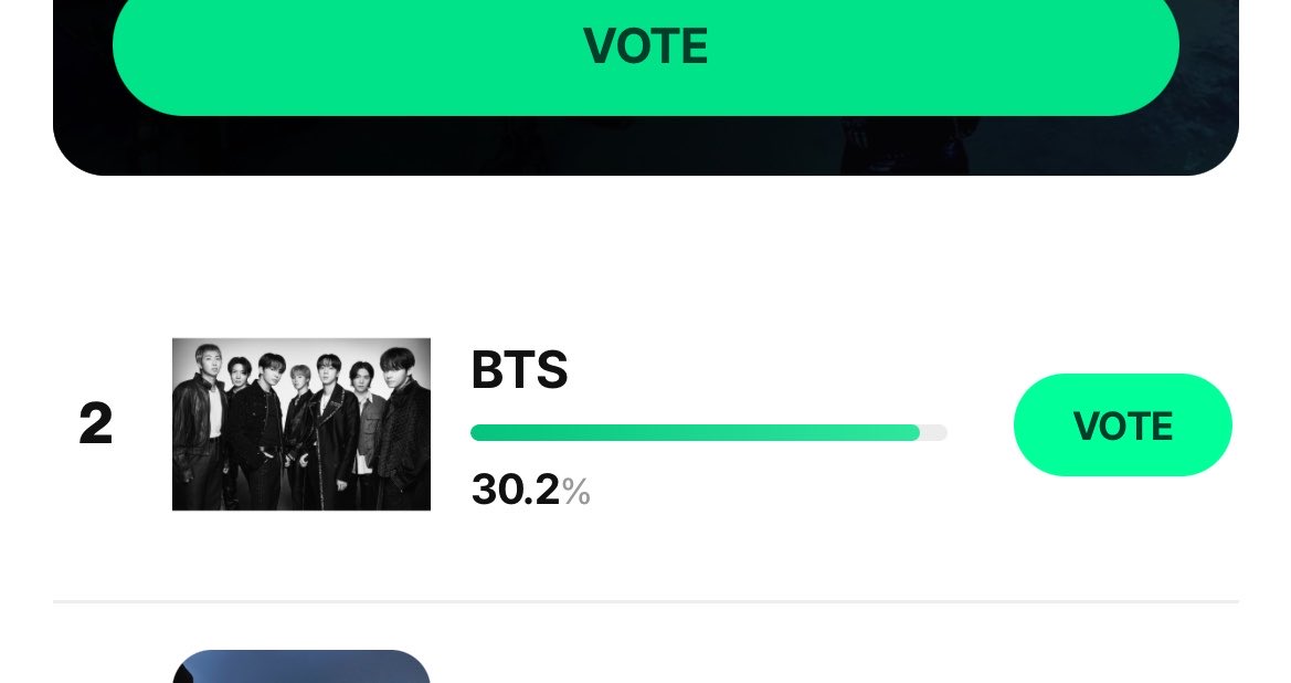 slowtaehyung's tweet photo. [🚨] ARMYS!! O bts tá perdendo nessa  votação que tá acontecendo no site da billboard korea, estão em 2º lugar 

votem neles aqui:
🔗 https://t.co/CLy7zBLEVq https://t.co/uVVKywfRRv