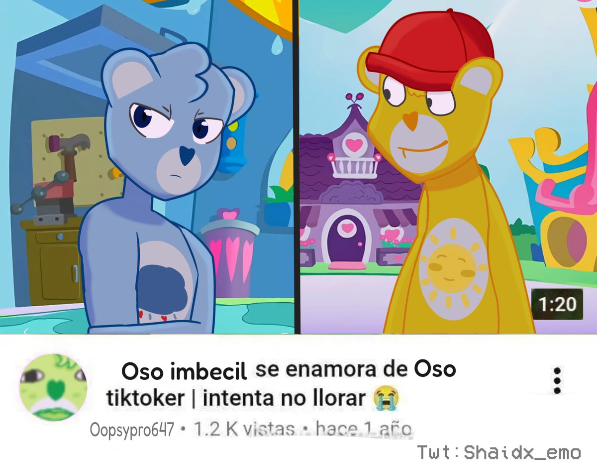 Shaidx_Emo's tweet photo. Dos CuriOsitos y un es Grumpshine, una ganga xddddd
#grumpshine #caretwt #carebears #funshinexgrumpy #cheerbear https://t.co/5XFDSMpJv0