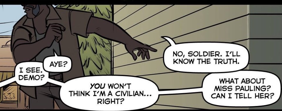 AlaN_4820's tweet photo. I re-read TF2 comic and think about this panel...a lot.. https://t.co/0GzTgje05o