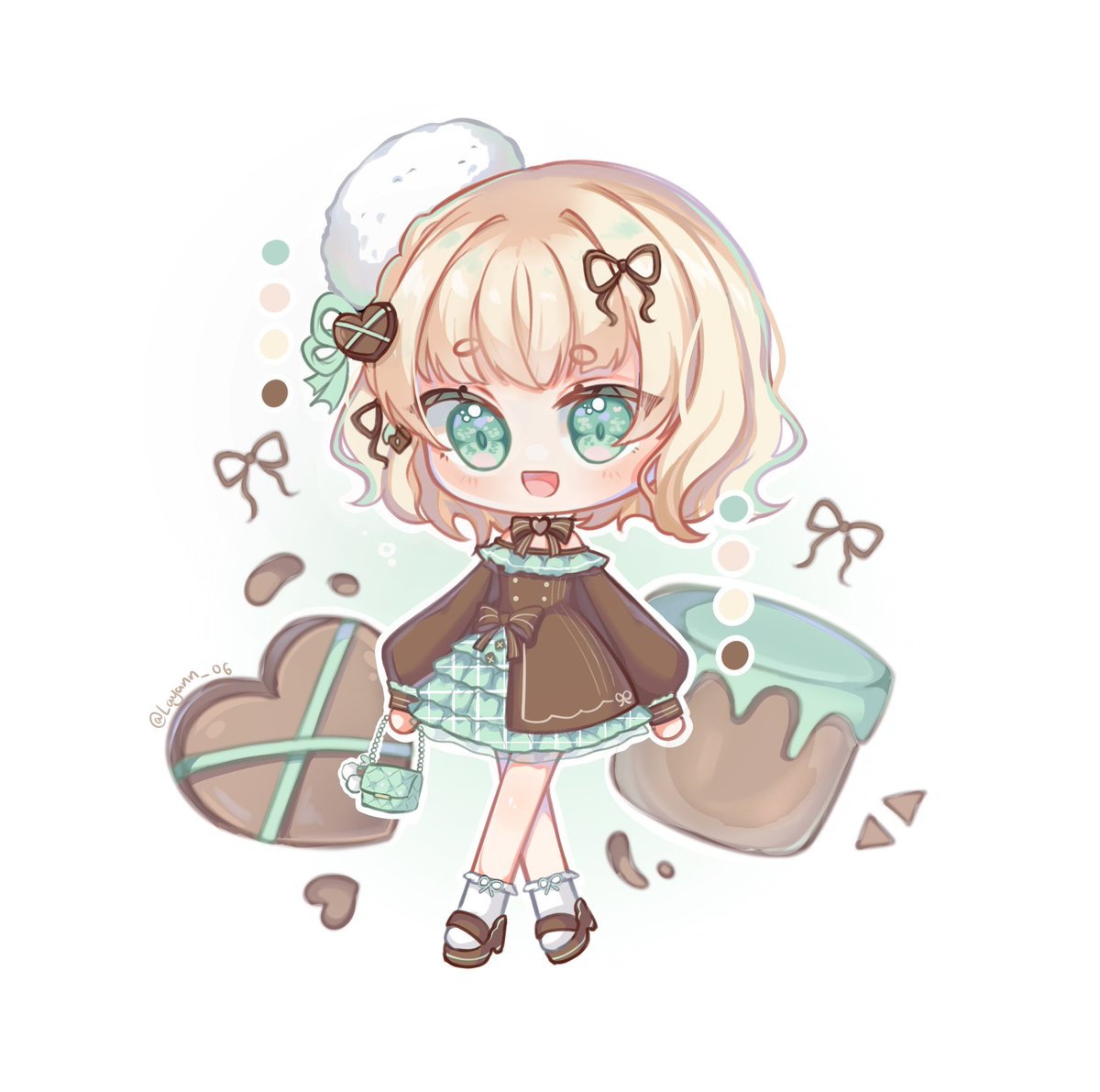 layann_06's tweet photo. 🍫new chibi comm ✨ https://t.co/yb39sAQAzH