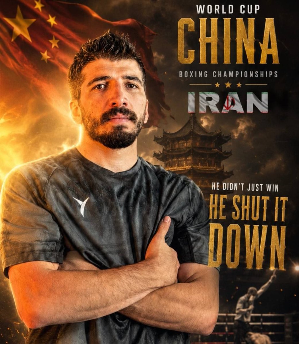 Nexo_Latino's tweet photo. 🥊🥉Irán rompe 30 años de maldición en el boxeo mundial con triunfo en China

➡️ El boxeador iraní Ali Habibi Neyad venció a su rival inglés en el Mundial de China, aseguró la medalla de bronce y devolvió a Irán al podio tras 30 años de espera. https://t.co/THl4PMi4Db