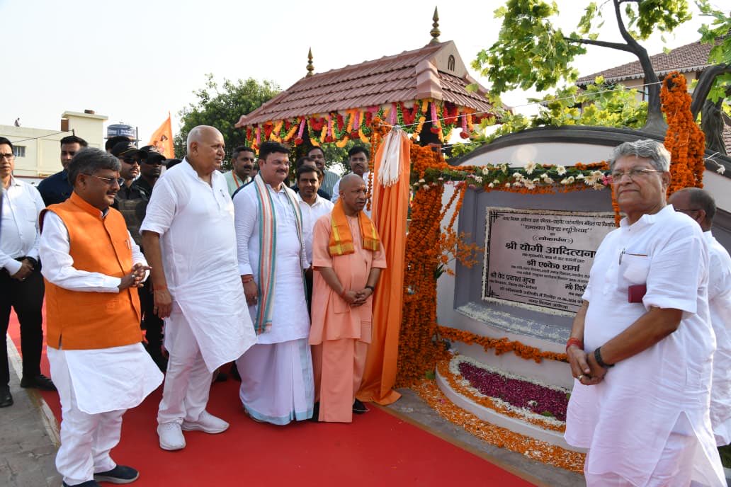 Jayendra_IAS's tweet photo. Ramayana Wax Museum Inauguration. 
#Nagar_nigam_ayodhya. 
@AyodhyaNgrNigam https://t.co/Lv5dk3BDM3