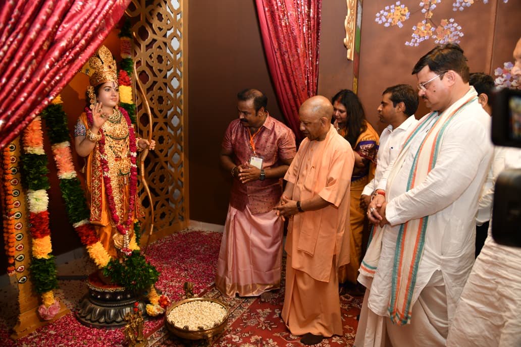 Jayendra_IAS's tweet photo. Ramayana Wax Museum Inauguration. 
#Nagar_nigam_ayodhya. 
@AyodhyaNgrNigam https://t.co/Lv5dk3BDM3