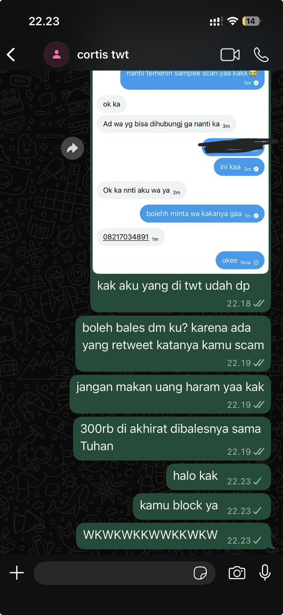 ineffablemkl's tweet photo. @ayutixcom hari hari makan uang haram

WA +62 821-7034-891 https://t.co/Puvcmko9a8
