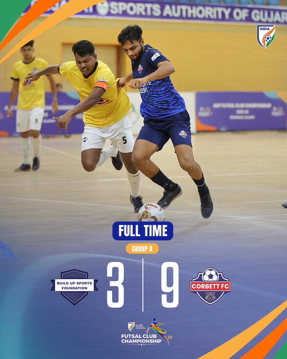 IndianFootball's tweet photo. Domination from Corbett FC and Progressive Sports Academy in the #FutsalCC today 🫡

Watch every game live on the #IndianFootball YouTube Channel https://t.co/mYzGvic3ZV