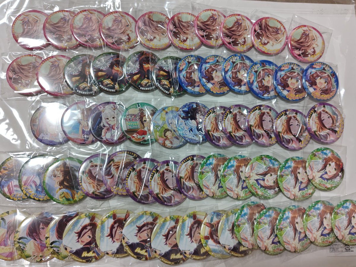 ウマ娘 缶バッジ 交換 譲渡 キャラバッジ CAN 譲)1.2.3 求)キャラ 