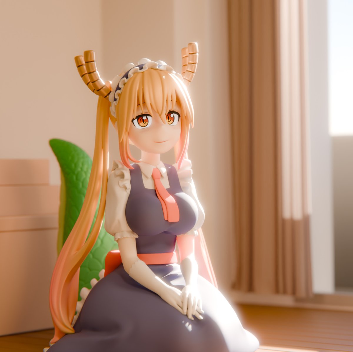 xyxbixn's tweet photo. waiting kobayashi
#tohru #blender3d #figure https://t.co/2OTxH4nUQ3