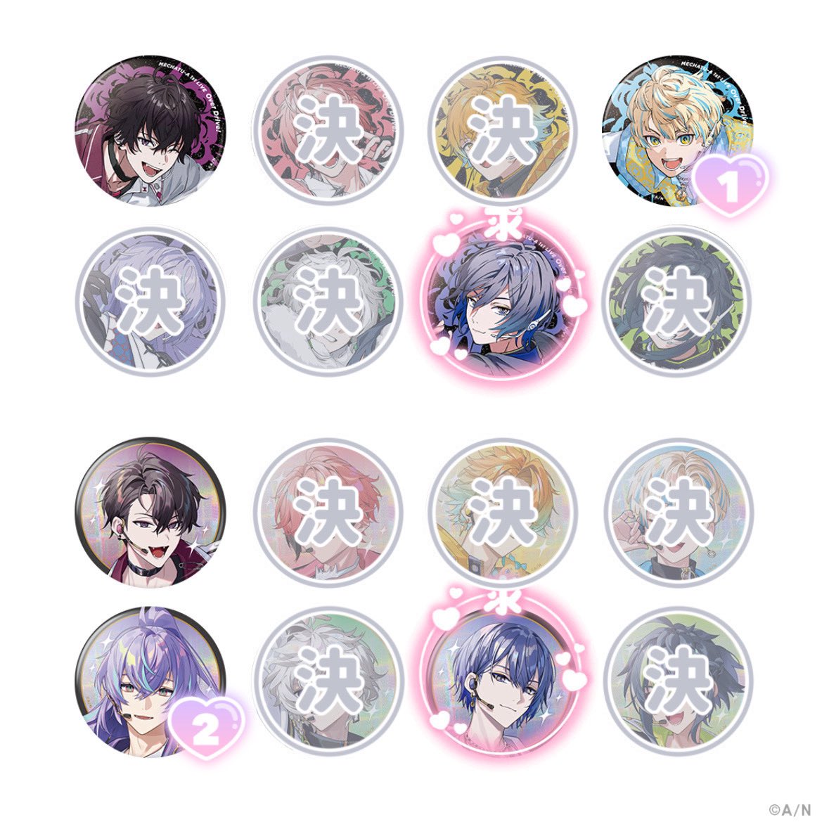 nono_cosluv's tweet photo. にじさんじ 交換 買取 譲渡 MECHATU-A 1st LIVE ランダム缶バッジ MECHATU-A 1st LIVE "Over Drive!"

譲 ご希望額 or 求 以外

求 印の方 下段＞上段

・求 の当方買取可
・郵送or都内手渡し
・200点購入済
・〜2次枠まで募集
数字が空き枠(無記載全枠空き)

お気軽にお声掛けください✧ https://t.co/lcXHpmqEOF