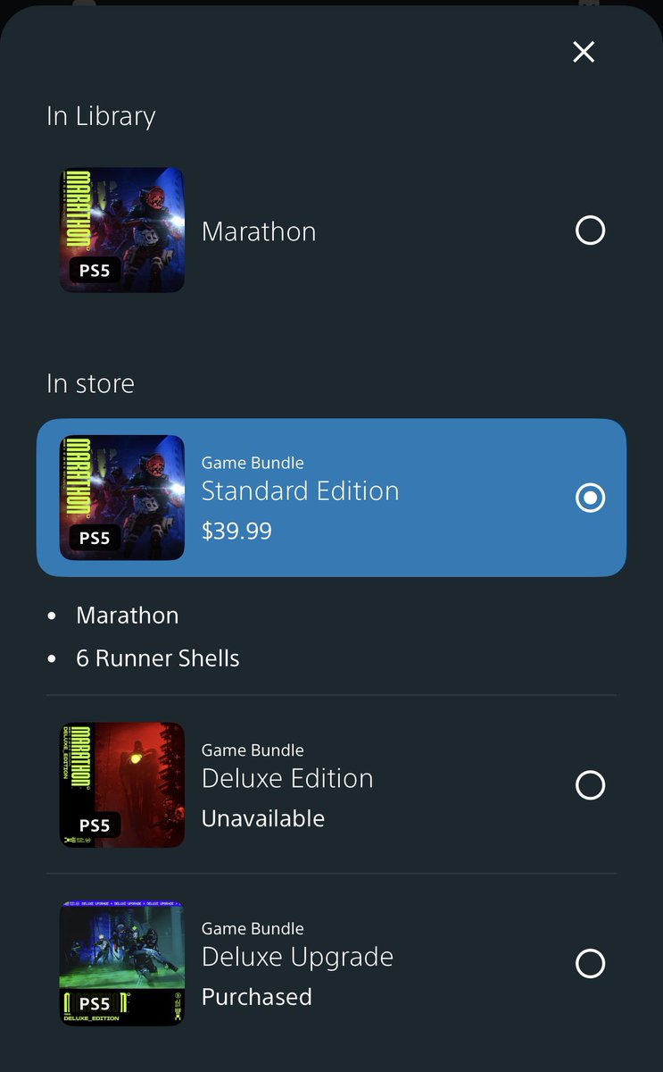 Bender5e's tweet photo. @SacredShrimpus @MPFirst No dice. It even shows this way in the PS App. They changed my license to an upgrade. https://t.co/4x1BI9y0Xm