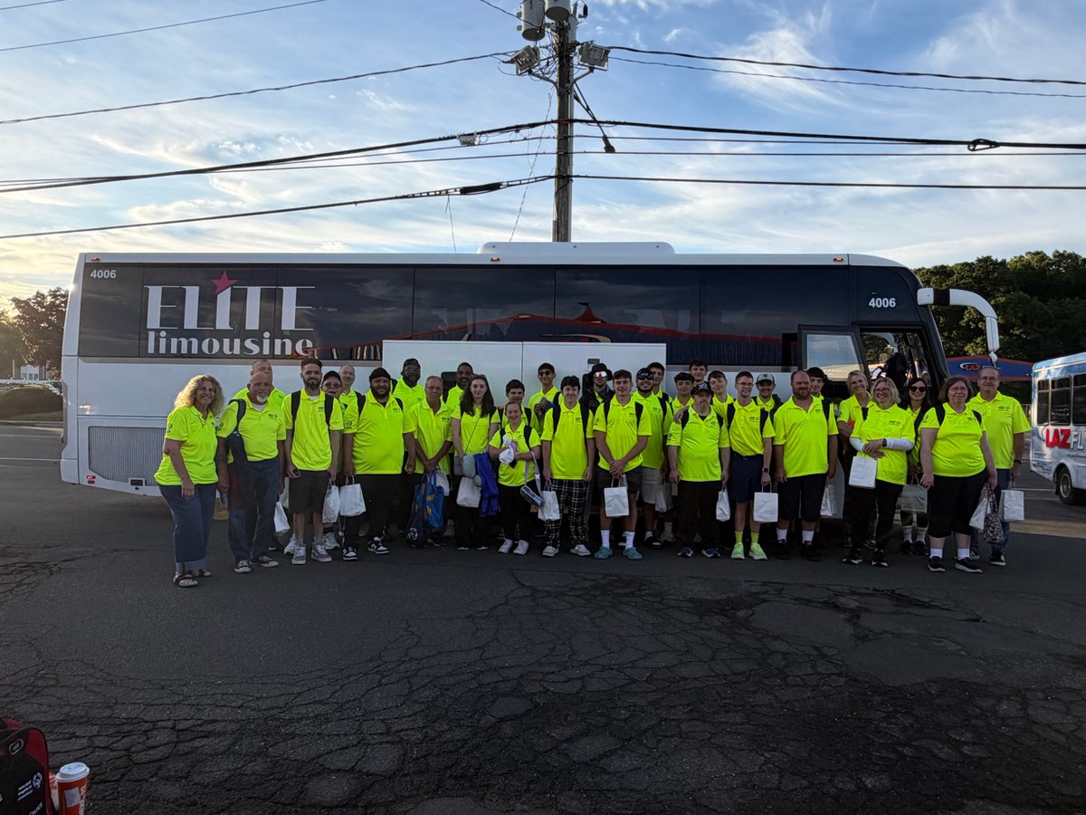 SOCTconnecticut's tweet photo. Minnesota, here they come! ✈️Team Connecticut is officially headed to the 2026 Special Olympics USA Games, and we are so excited to cheer them on!

An extra big thank you to LAZ Parking for supporting this special send off!

#TeamCT #CallingAllChampions #soct #choosetoinclude https://t.co/nQXFyT07Ol
