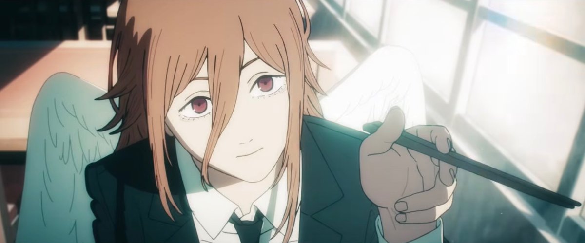 avrilettres's tweet photo. happy pride from chainsaw man ขอบคุณสำหรับ polyamory, non binary, emo และชายแท้ดุดบุหรี่ https://t.co/O2YaiD0lck