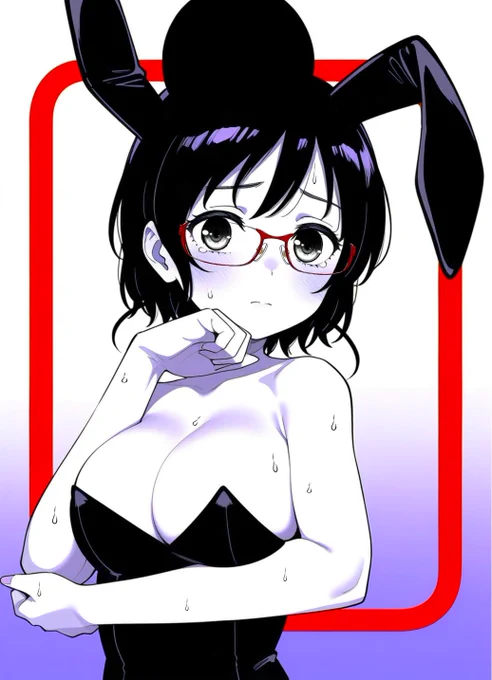 バニーメイド長、あまりに久々なので、どんな感じだったか忘れちった。 ちゃんと可愛く見えたならなによりです。