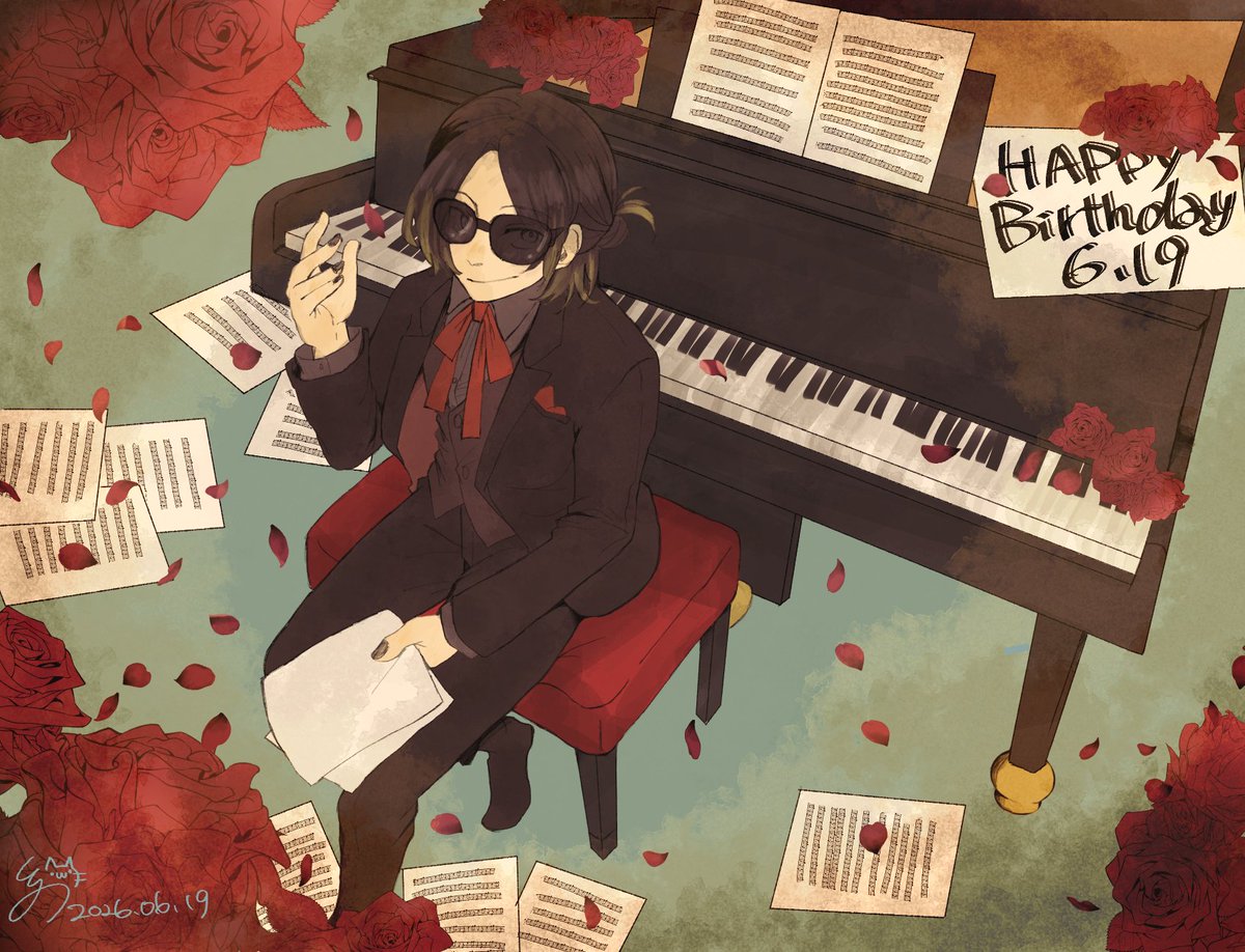 NChest's tweet photo. いっけな～い！遅刻遅刻ｩ～～！
おめめとう🥂れぼちゃ😎🎀
#Revo陛下生誕祭2026
#誰かを想う日 https://t.co/LdfFyoyHzA