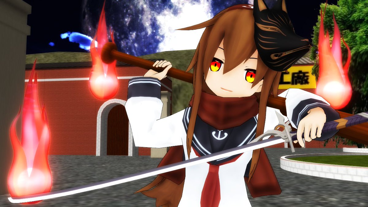 yui_369's tweet photo. #デイリーMMD静画
題：雅な巫女 https://t.co/qcu2WczEX3