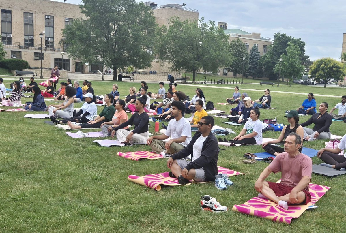 achyuta_samanta's tweet photo. I feel very happy to know that the Achyuta Samanta India Initiative of CUNY, The City University of New York, is carrying forward meaningful activities in my name on foreign soil, as they celebrated the International Day of Yoga today in collaboration with the Consulate General of India, New York.

Yoga is Bharat’s gift to the world. It gives peace to the mind, strength to the body and balance to life.
 
My heartfelt gratitude to CUNY, the Consulate General of India, New York, and all associated with this beautiful initiative.