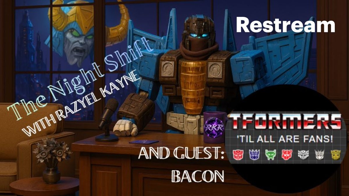 TFormers's tweet photo. The Night Shift, With Razyel Kayne - Episode 2: Bacon, From https://t.co/3tkDHBRQXV!: See more at https://t.co/NEfEIq9n0z https://t.co/NEfEIq9n0z - Read More #TheNightShift #RazyelKayne #Podcast #Bacon #Tformers https://t.co/8bvSCQieev