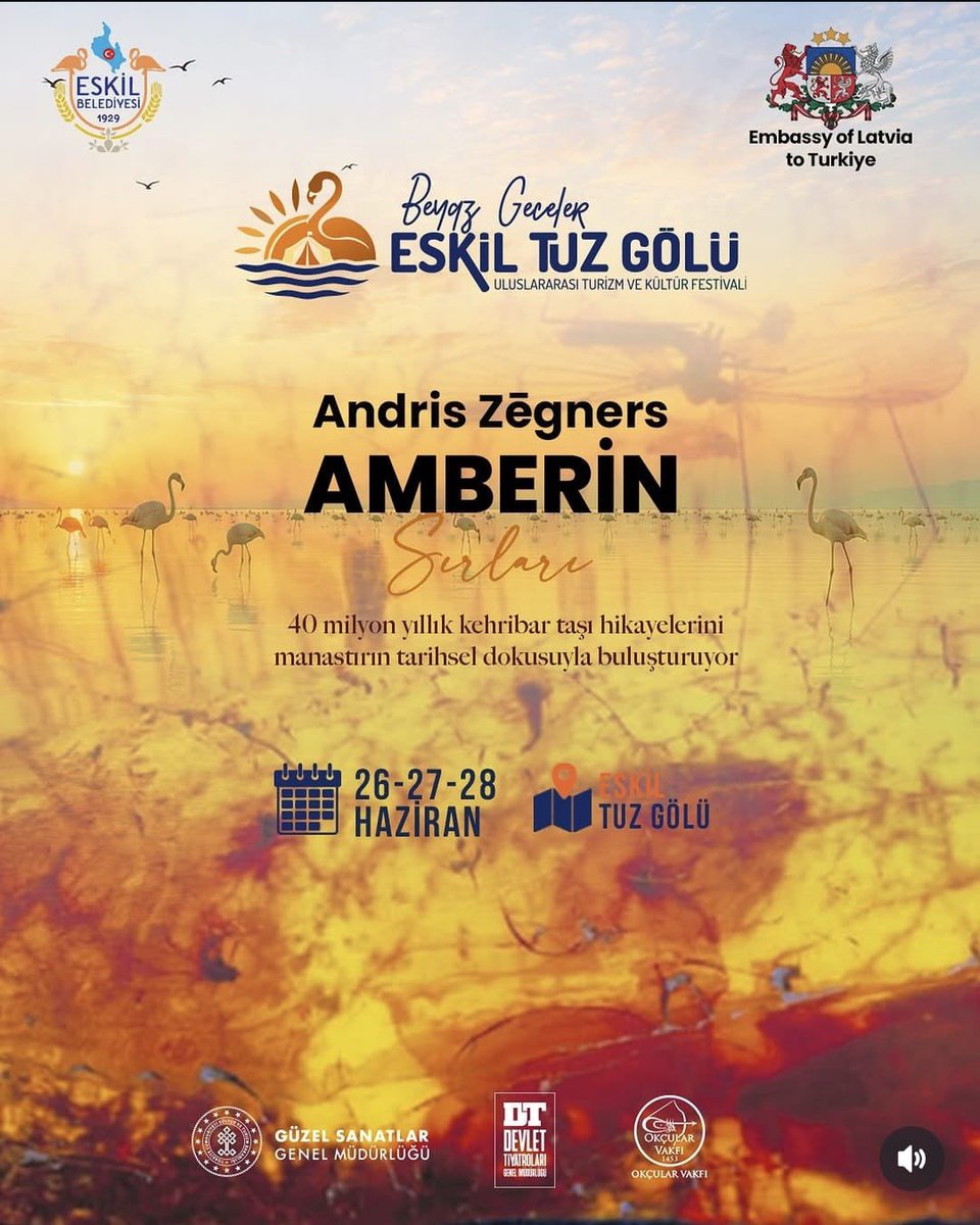 BahtijorsHasans's tweet photo. At the Beyaz Geceler Eskil Tuz Lake Festival, 🇱🇻together with the 🇱🇻Embassy in 🇹🇷 will open a gateway to its culture. Through music, art, and creativity, visitors will experience🇱🇻not as a distant land, but as a living presence that speaks directly to the heart.#TuzLakeFestival https://t.co/QMSlRLkbfW